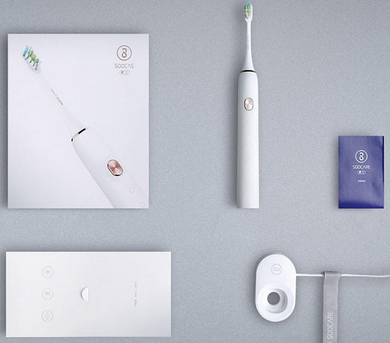 Электрическая зубная щетка Xiaomi Mi Sonic Toothbrush Soocare X3 (Black) купить в интернет-магазине icover