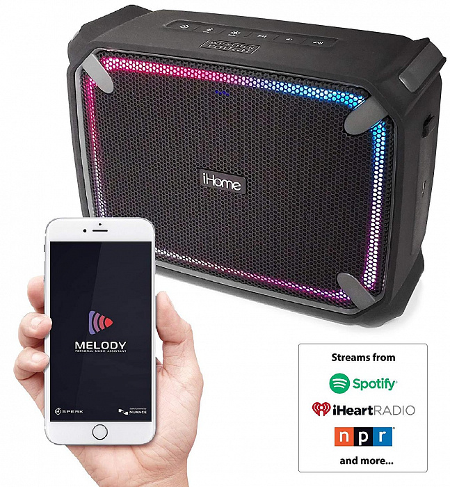 Портативная акустика iHome iBT372 (Black) купить в интернет-магазине icover