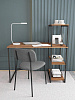 Стол-стеллаж лофт мини RIDBERG MEMPHIS (Dark Oak/Black) купить в интернет-магазине icover
