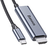 Кабель Baseus C-Video (CATCY-D0G) USB-C to HDMI 1.8m (Dark Grey) купить в интернет-магазине icover