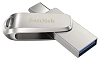 Флеш-накопитель SanDisk Ultra Dual Drive Luxe (SDDDC4-032G-G46) USB-C/A 32GB (Silver) купить в интернет-магазине icover
