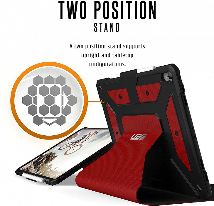 Чехол UAG Metropolis для iPad Pro 12.9" 2018 (Magma) купить в интернет-магазине icover