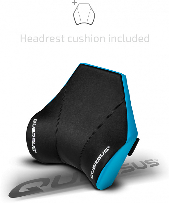 Игровое кресло Quersus Geos G702/XB (Black/Blue) купить в интернет-магазине icover