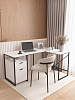 Стол письменный лофт RIDBERG NEVADA  (White/Black) купить в интернет-магазине icover