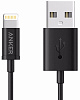 Дата-кабель для iPod, iPhone, iPad Anker Powerline 0.9m USB-Lightning A7101H12 (Black) купить в интернет-магазине icover