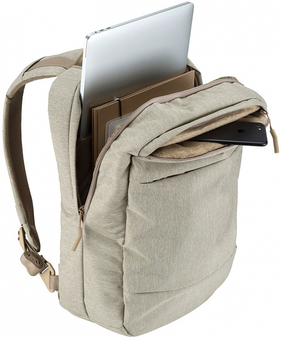 Рюкзак Incase City Compact Backpack (INCO100150-HKH) для ноутбуков 15" (Khaki light) купить в интернет-магазине icover