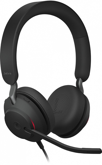 Проводная гарнитура Jabra Evolve2 40 (24089-989-899) UC Stereo USB-C (Black) купить в интернет-магазине icover