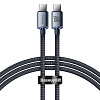 Кабель Baseus Crystal Shine (CAJY000601) USB-C/USB-C 100W 1.2m (Black) купить в интернет-магазине icover