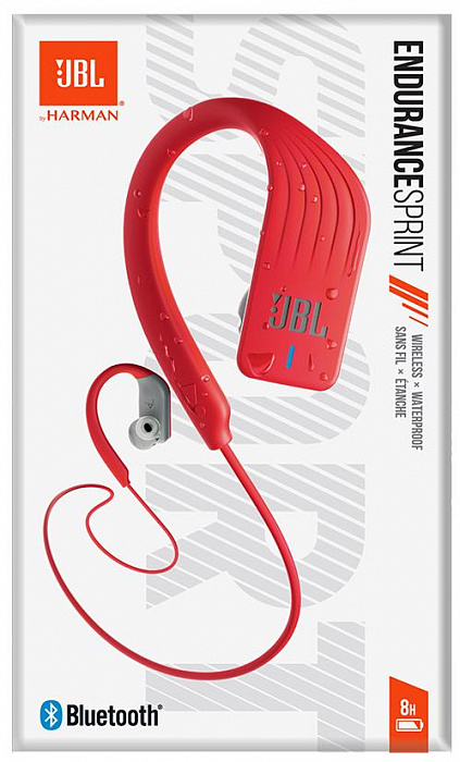 Спортивные беспроводные наушники JBL Endurance Sprint (Red) купить в интернет-магазине icover