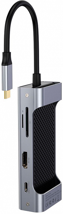 USB-концентратор Baseus Square Desk VGA CATXF-A0G (Deep Grey) купить в интернет-магазине icover