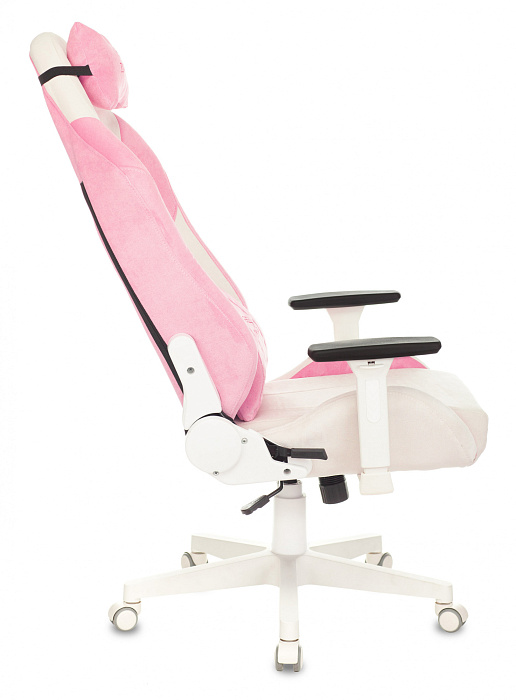 Игровое кресло Бюрократ Zombie EPIC PRO Fabric (White/Pink) купить в интернет-магазине icover