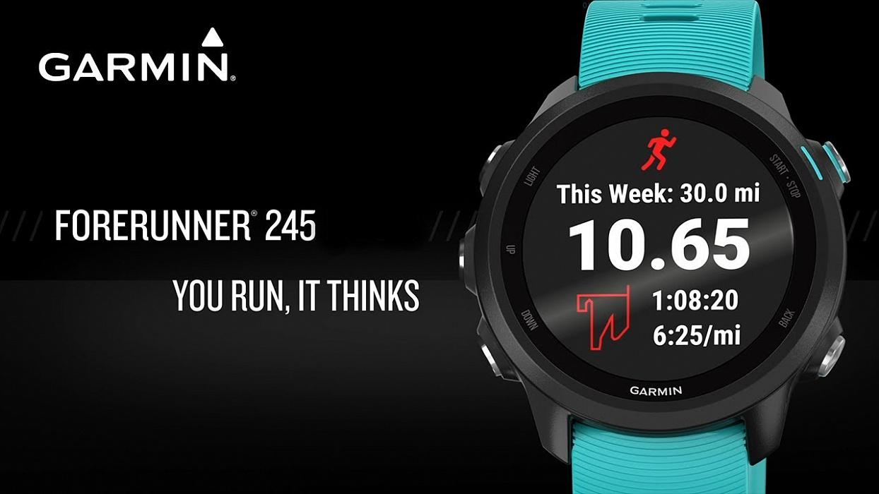 Умные часы Garmin Forerunner 245 GPS 010-02120-11 (Black/Berry) купить в интернет-магазине icover