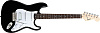 Fender Squier Bullet Stratocaster RW (A026531) - электрогитара (Black) купить в интернет-магазине icover