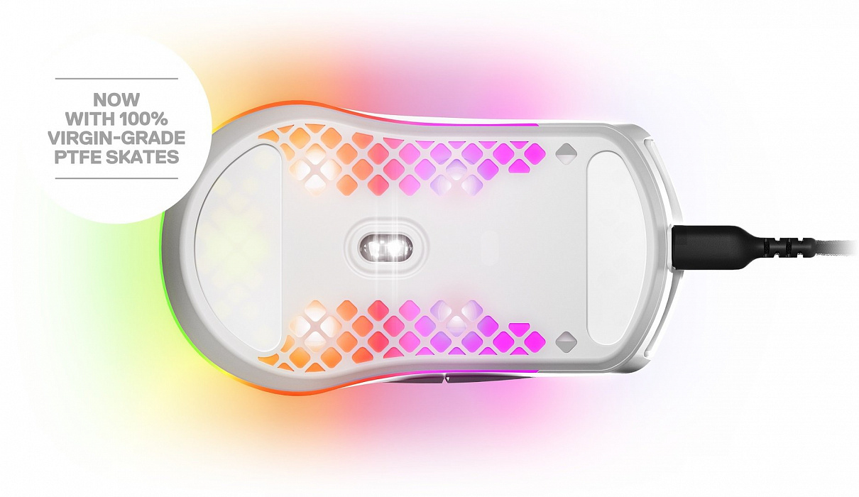Игровая мышь SteelSeries Aerox 3 (Snow) купить в интернет-магазине icover