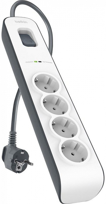 Сетевой фильтр Belkin Surge Protectors BSV400vf2M (White) купить в интернет-магазине icover