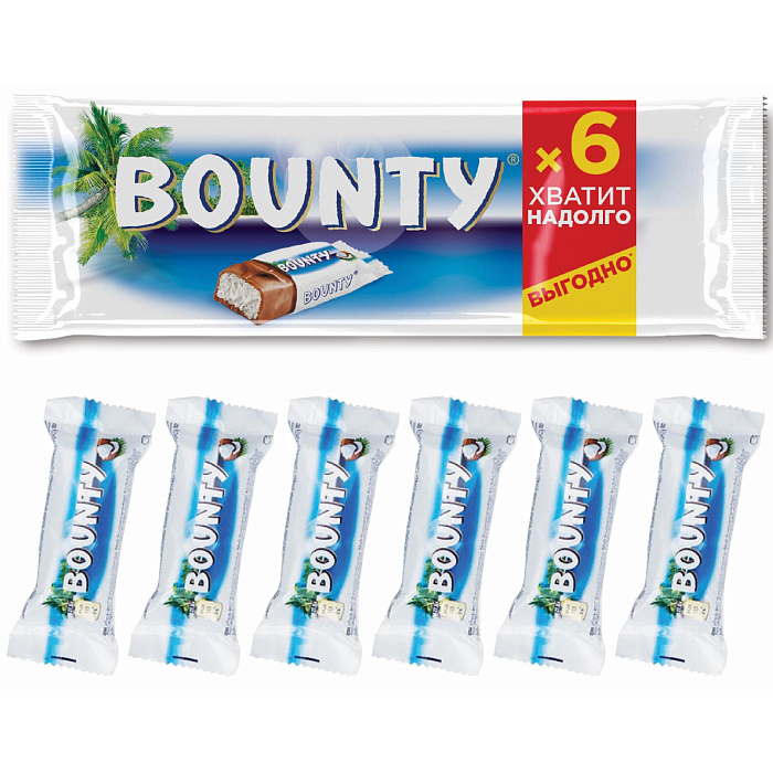 Набор МультиПак Bounty (6х27.5г), Mars (4х40.5г), Snickers (4х40g) купить в интернет-магазине icover