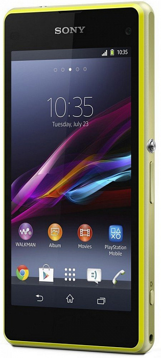 Смартфон Sony Xperia Z1 Compact 1291-0817 (Lime) купить в интернет-магазине icover