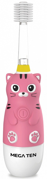 Детская зубная щетка Mega Ten Sonic Kids Котенок (Pink) купить в интернет-магазине icover