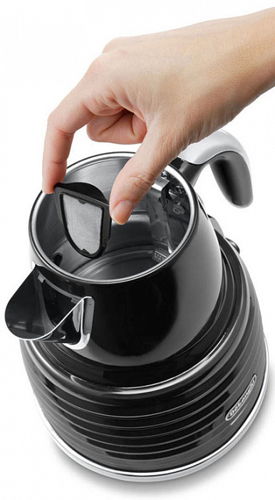 DeLonghi Scultura KBZ 2001 - чайник электрический (Black) купить в интернет-магазине icover