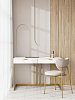 Стол письменный RIDBERG KENTUCKY (White/Gold) купить в интернет-магазине icover