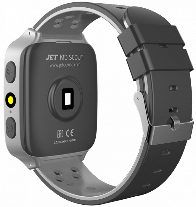 Детские умные часы Jet Kid SCOUT (Black/Grey) купить в интернет-магазине icover