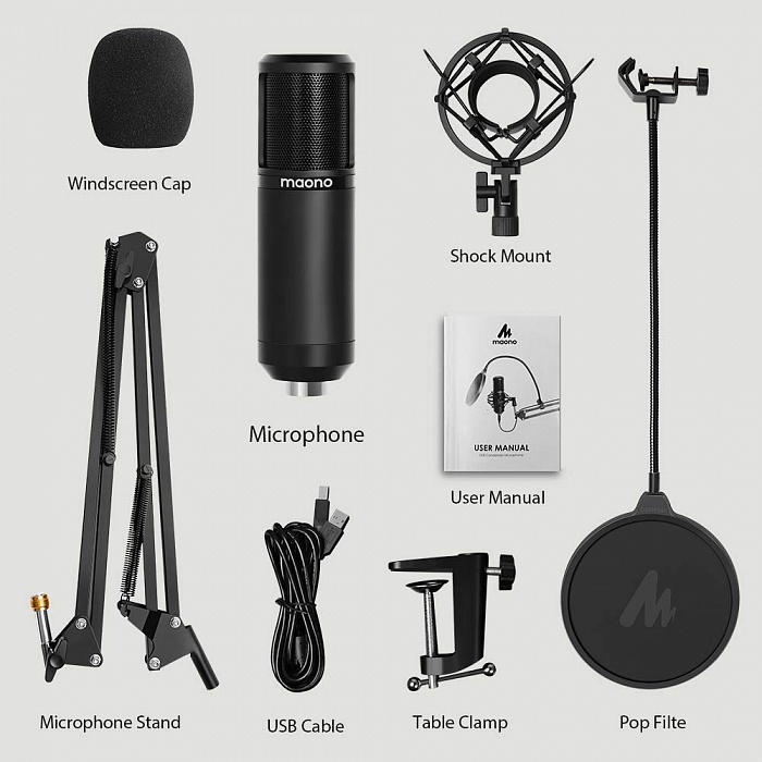 Микрофон Maono AU-PM430 (Black) купить в интернет-магазине icover
