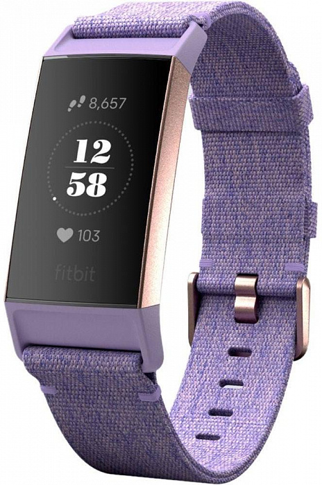 Спортивный браслет Fitbit Charge 3 Special Edition (Purple/Rose Gold) купить в интернет-магазине icover
