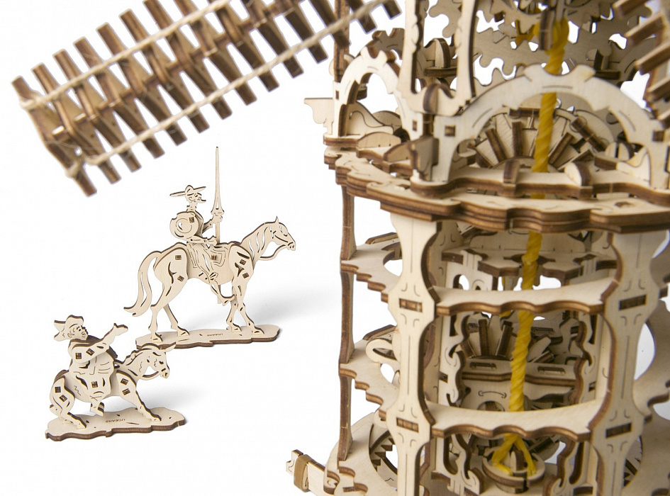 3D-пазл UGears Мельница-Башня (70055) купить в интернет-магазине icover