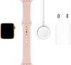 Умные часы Apple Watch Series 5 44mm Sport Band MWVE2RU/A (Gold/Pink) купить в интернет-магазине icover