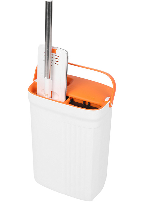 Швабра и ведро Ridberg Premium 2mop (White/Orange) купить в интернет-магазине icover