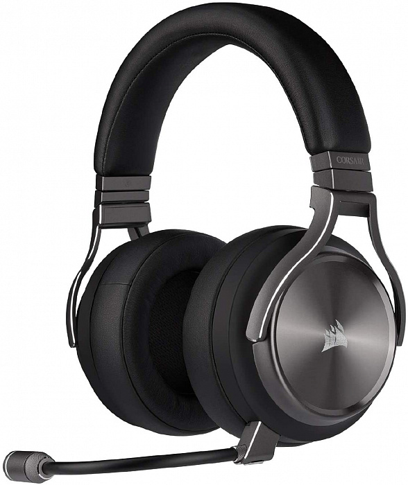 Игровая гарнитура Corsair Gaming Virtuoso RGB Wireless CA-9011180-EU (Gunmetal) купить в интернет-магазине icover