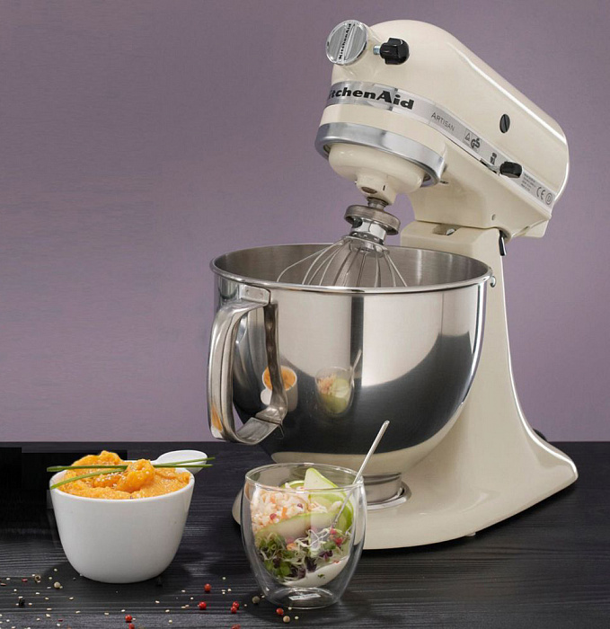 Планетарный миксер KitchenAid Artisan 5KSM150PSEAC (Almond Cream) купить в интернет-магазине icover