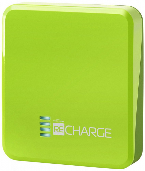 Techlink Recharge 2500 mAh - внешний аккумулятор (Green) купить в интернет-магазине icover