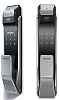 Биометрический дверной замок с ручкой Samsung SHS-P718 XBK/EN (Black) купить в интернет-магазине icover