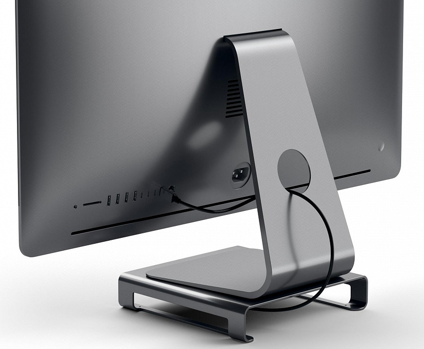 Подставка для монитора Satechi Type-C Aluminum iMac Stand ST-AMSHM (Space Grey) купить в интернет-магазине icover