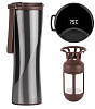 Термокружка Kiss Kiss Fish MOKA Oled 430ml (Gray) купить в интернет-магазине icover