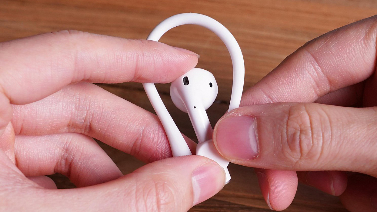 Держатель Elago Earhook (EAP-HOOKS) для наушников Apple AirPods (White) купить в интернет-магазине icover