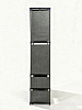Вешалка напольная для одежды узкая с перегородками Ridberg 1.0 (Black) купить в интернет-магазине icover