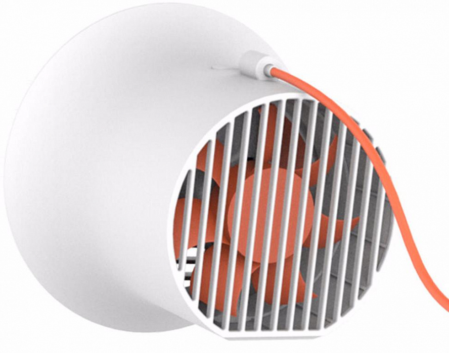 Baseus Small Horn Desktop Fan (CXLB-02) - настольный USB-вентилятор (White) купить в интернет-магазине icover