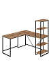 Стол письменный угловой лофт RIDBERG ФЛОРИДА (Oak/Black) купить в интернет-магазине icover