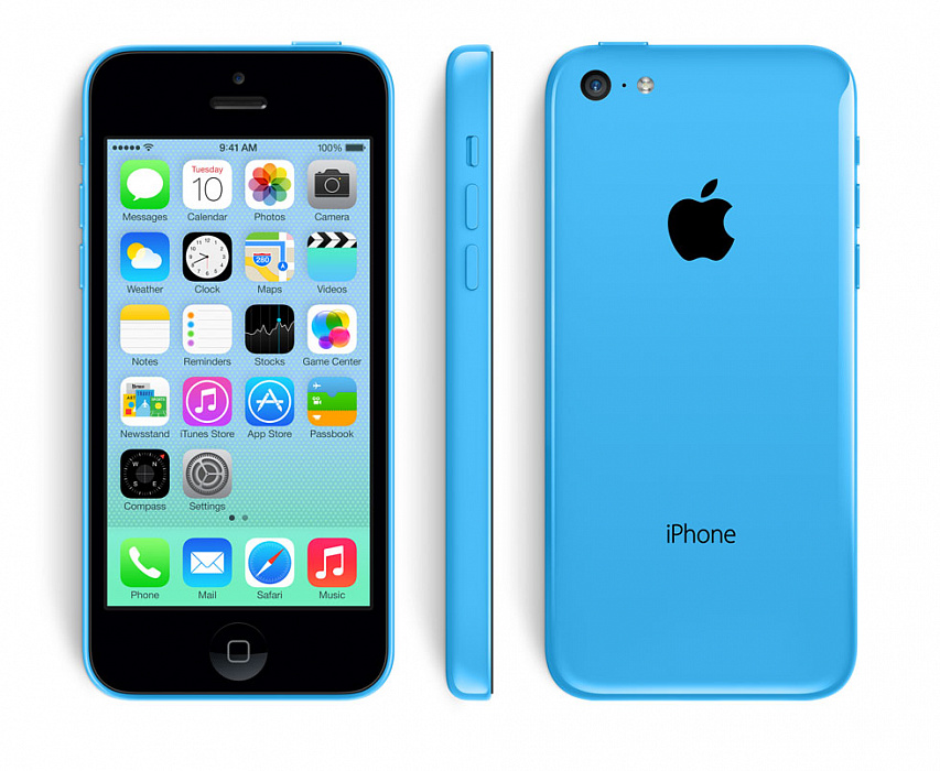 Apple iPhone 5C 8Gb Blue (MG902RU/A) LTE купить в интернет-магазине icover