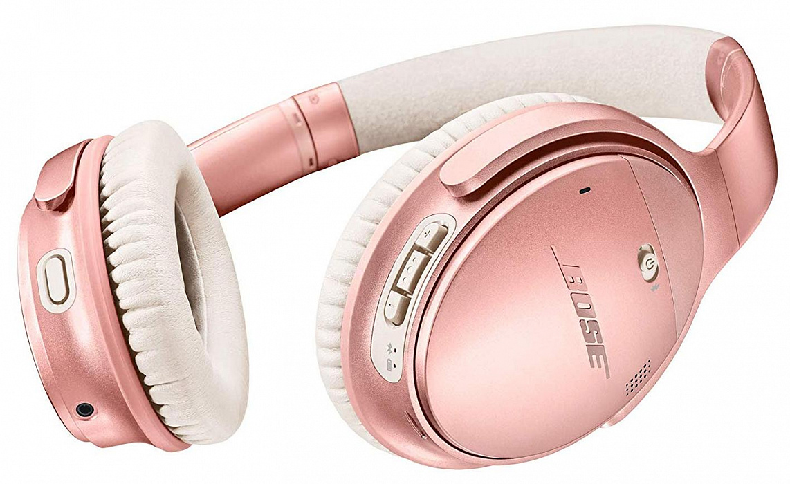 Bluetooth-наушники Bose QuietComfort 35 II с микрофоном (Rose Gold) купить в интернет-магазине icover