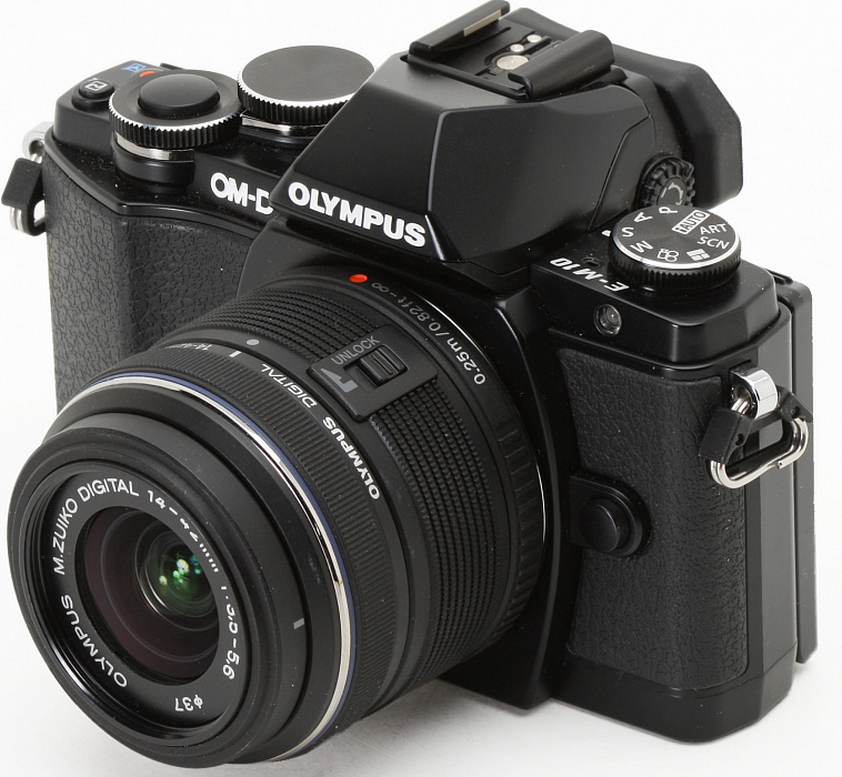 Фотоаппарат Olympus OM-D E-M10 Kit (E-M10 Body Black + EZ-M1442 II R Black + EZ-M4015 R Black) купить в интернет-магазине icover