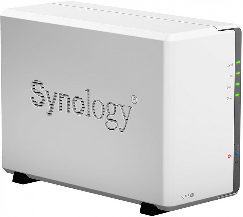 Сетевое хранилище Synology DiskStation DS216se (White) купить в интернет-магазине icover
