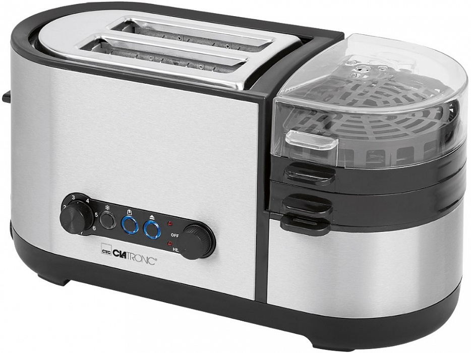 Тостер многофункциональный Clatronic TAM 3688 (Silver) купить в интернет-магазине icover