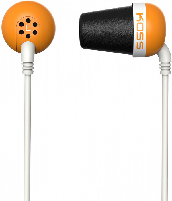 Koss The Plug (15116977) - внутриканальные наушники (Orange) купить в интернет-магазине icover