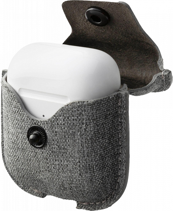 Чехол Twelve South AirSnap (12-1917) для AirPods (Canvas Fog) купить в интернет-магазине icover