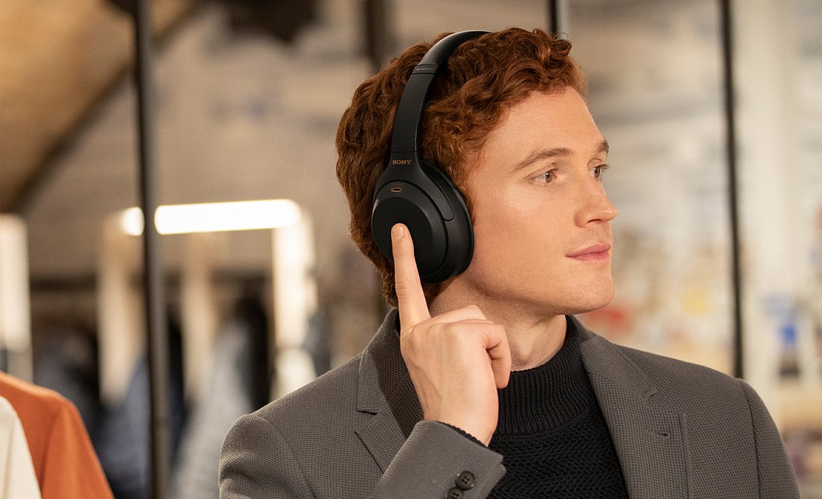 Bluetooth-наушники с микрофоном Sony WH-1000XM4 (Black) купить в интернет-магазине icover