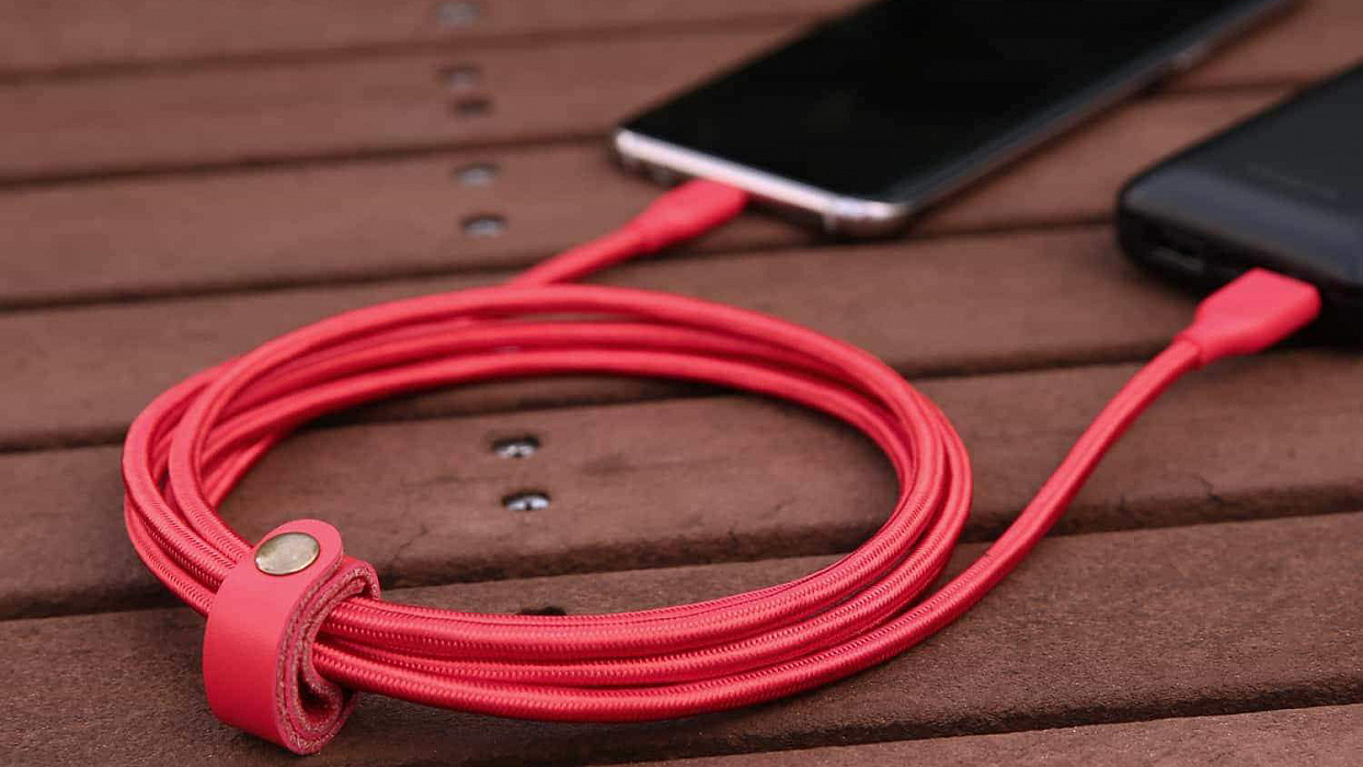 Кабель Aukey Braided Nylon (CB-AC2) USB-C to USB-A 3.1 (Red) купить в интернет-магазине icover