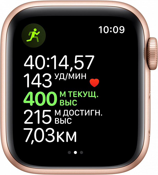 Умные часы Apple Watch Series 5 44mm Sport Band MWVE2RU/A (Gold/Pink) купить в интернет-магазине icover